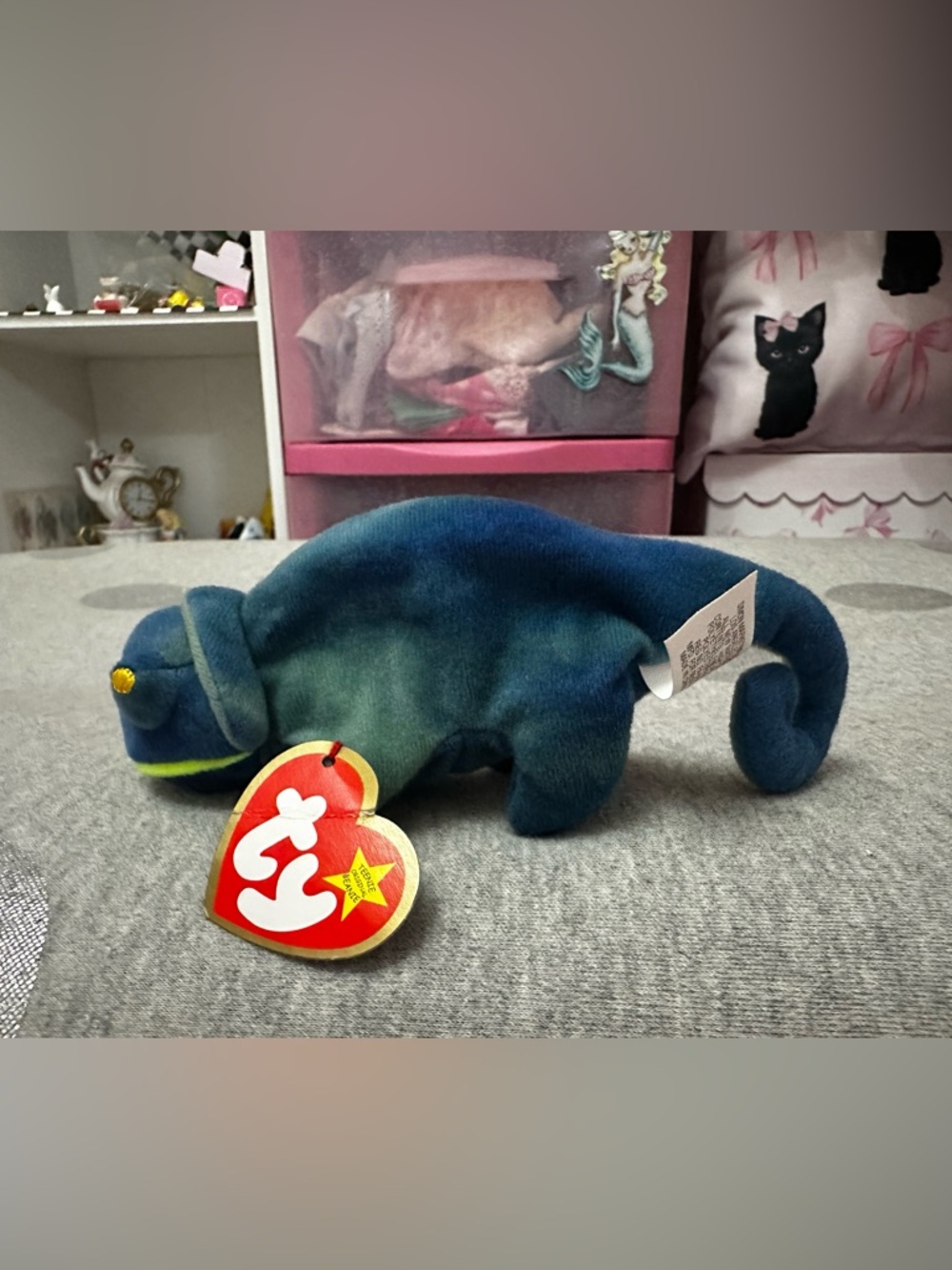 5 for $15! McDonald's Toy TY Teenie Beanie Babies "Iggy the Iguana"